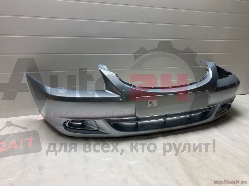 БАМПЕР ПЕРЕДНИЙ ЦВЕТ S09 Морозное серебро без ПТФ HYUNDAI ACCENT 2000-2012