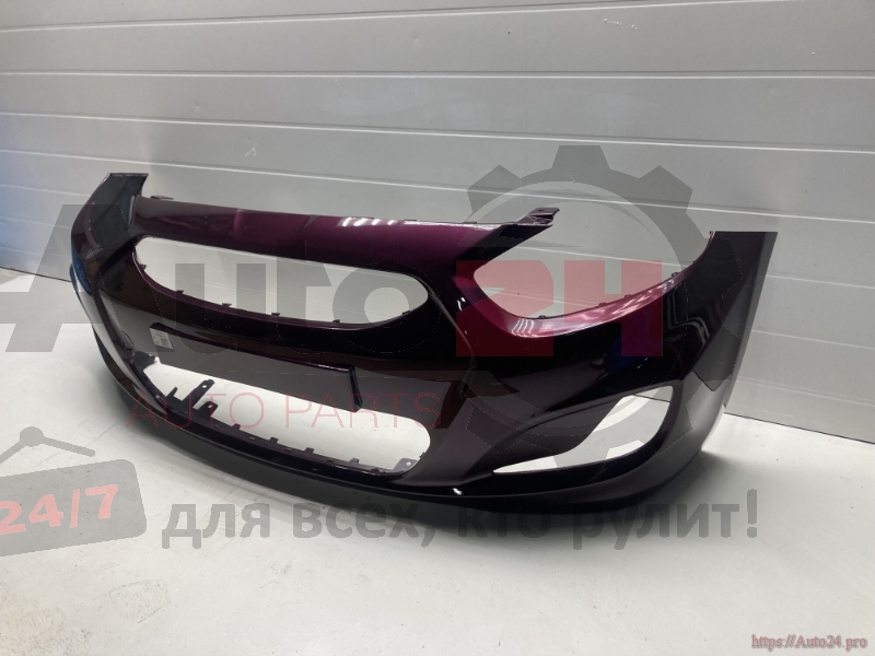 БАМПЕР ПЕРЕДНИЙ PXA Purple Fantasia Фиолетовый перламутр HYUNDAI SOLARIS 2011-2014