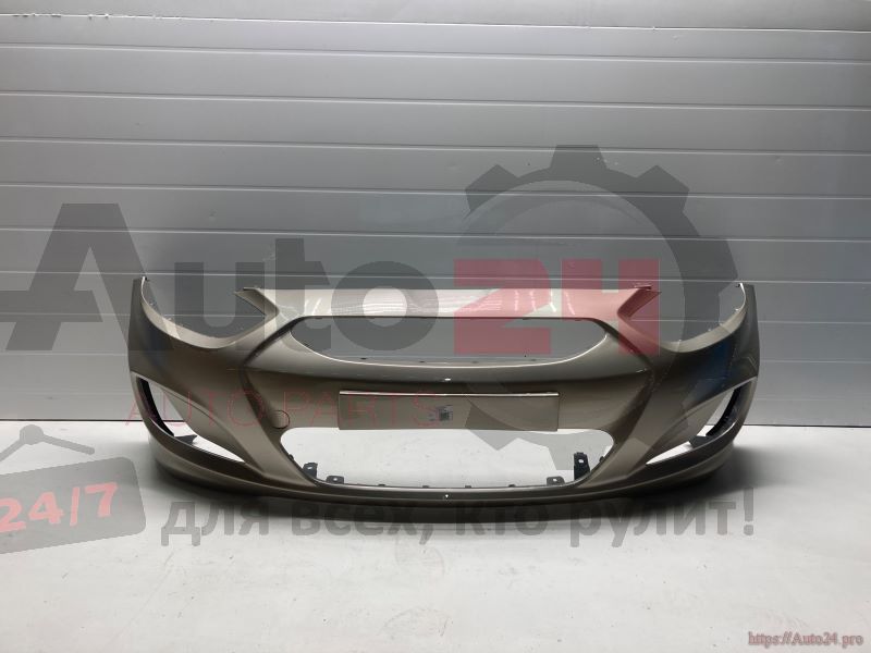 БАМПЕР ПЕРЕДНИЙ UBS Stone Beige Бежевый металлик HYUNDAI SOLARIS 2011-2014