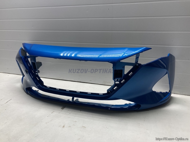 БАМПЕР ПЕРЕДНИЙ N4U Marina Blue Синий HYUNDAI SOLARIS 2020-2024