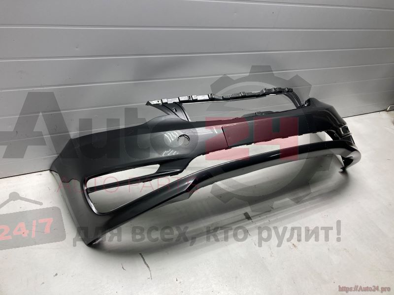 БАМПЕР ПЕРЕДНИЙ SAE серый углерод KIA RIO III 2015-2017