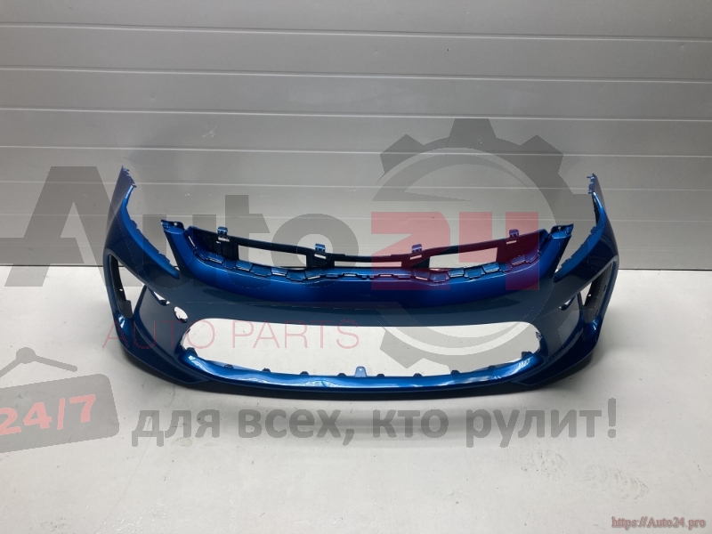 БАМПЕР ПЕРЕДНИЙ ЦВЕТ N4U синий KIA RIO IV 2017-2020