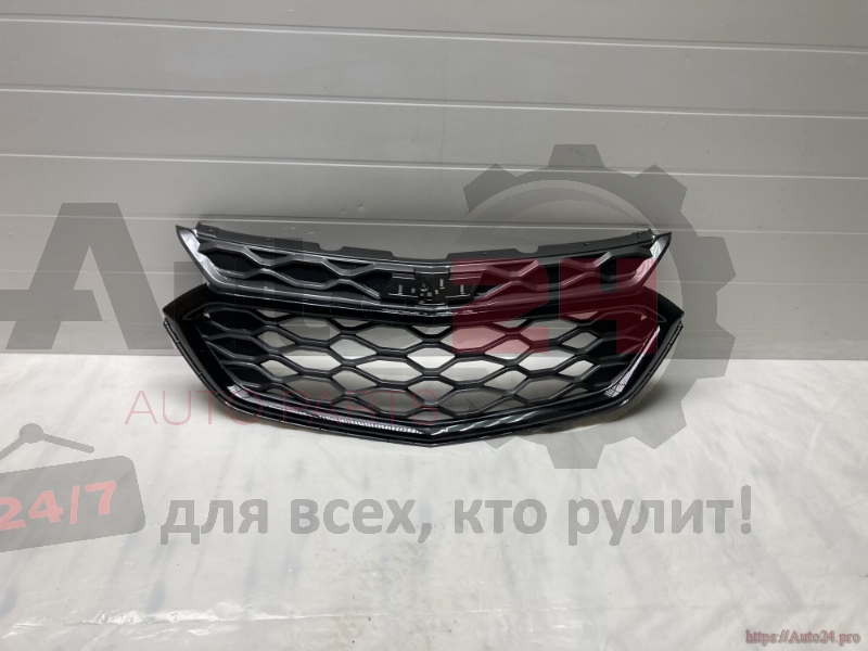 РЕШЕТКА РАДИАТОРА СЕТКА СЕРО-ЧЕРНЫЙ ГЛЯНЕЦ 17-21 CHEVROLET EQUINOX 2017-2021